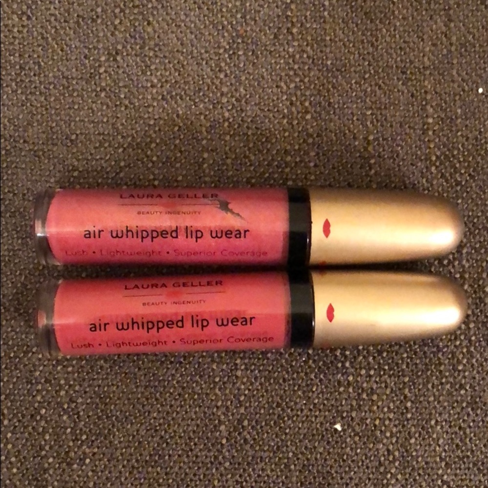 Two Laura Geller air whipped lip wear